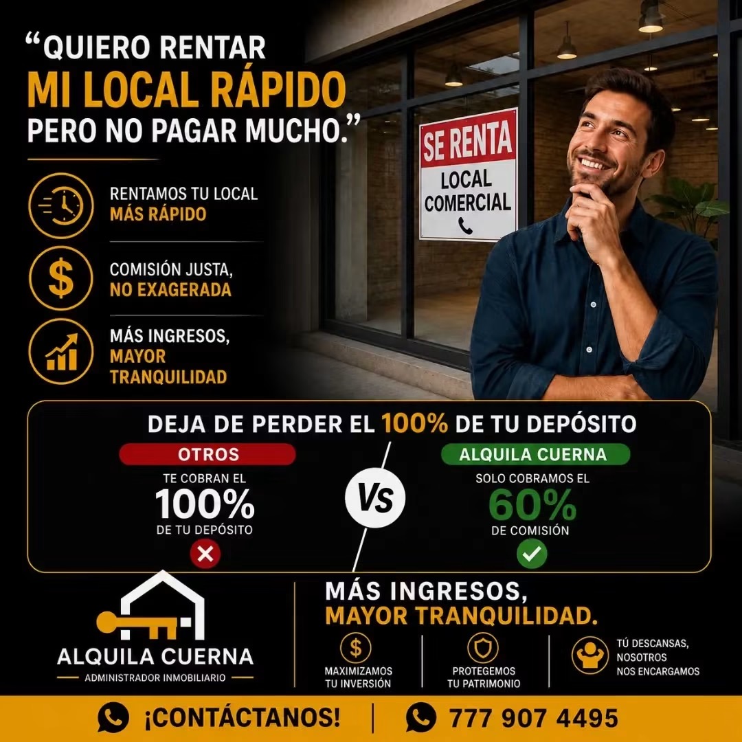 Servicio para rentar locales rápidamente